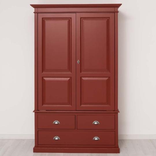 cervena country klasik garderoba mediteransky vintage satnik vidiecky sedliacky nabytok ulozny skrin farebny jedinecny nabytok vyroba.jpg